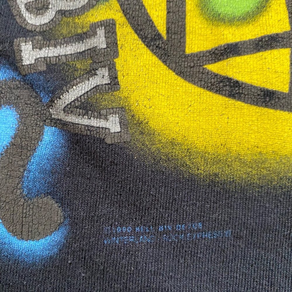 Vtg Bell Biv Devoe Tee Shirt Concert Tour 80s 90s Hip Hop Soul Rap R&B Missprint - Picture 5 of 12